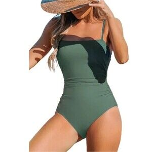 NWT Cupshe Tummy Control One Piece Swimsuit Size M